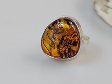 Anello Ambra Marrone