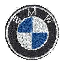 BMW IRON ON PATCH 3" Rotondo