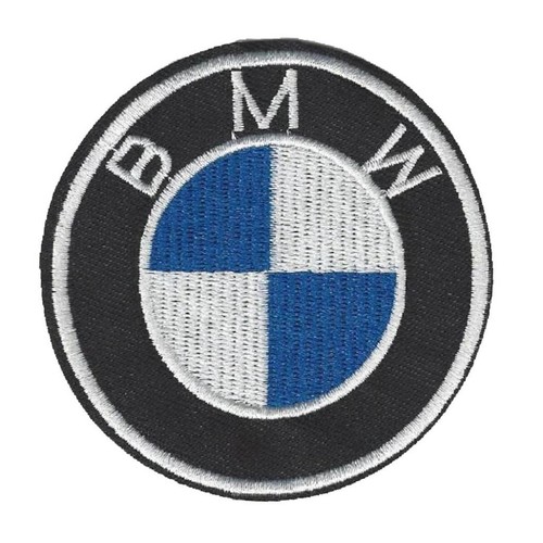 Bmw iron patch - on, round