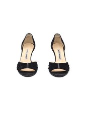 Manolo Blahnik Suede D'Orsay