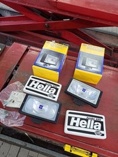 FANALE FENDINEBBIA HELLA JUMBO 220 NUOVO ORIGINALE COMPLETO DI CUFFIA COPPIA 