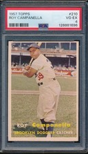 1957 Topps 210 Roy Campanella