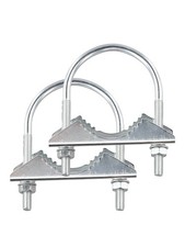 2x UBolt Morsetto per Albero