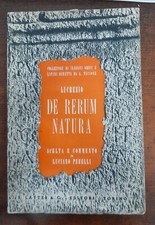 De rerum natura scelta e commento di Luciano Perelli. Lucrezio. Lattes