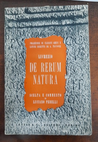 Rerum natura scelta e - rerum,