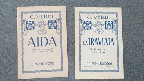 Giuseppe verdi libretti - verdi,, 2