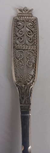 Cucchiaio lungo argento 800