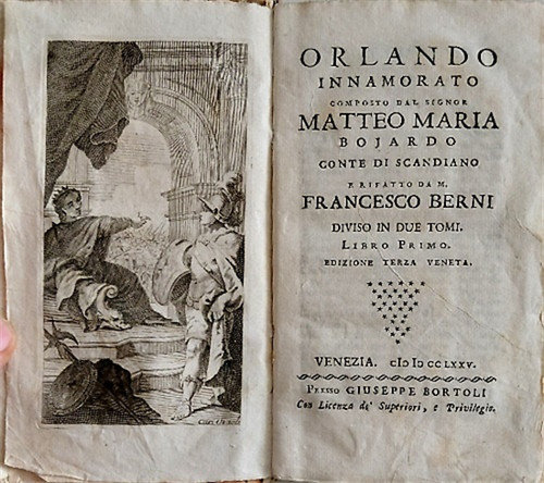Boiardo matteo maria orlando - -,