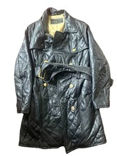 Giacca di pelle con cintura