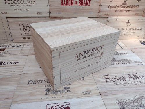 Cassetta porta vino legno - porta,