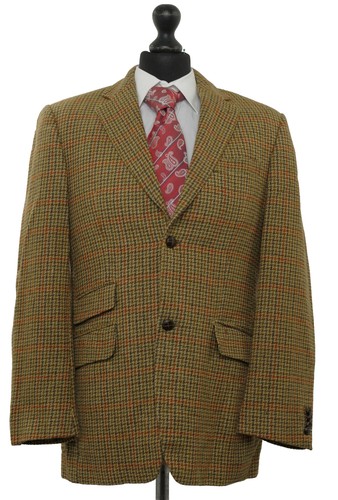 Harris tweed giacca uomo - tweed,