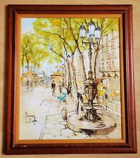** TABLEAU HUILE SUR TOILE DE