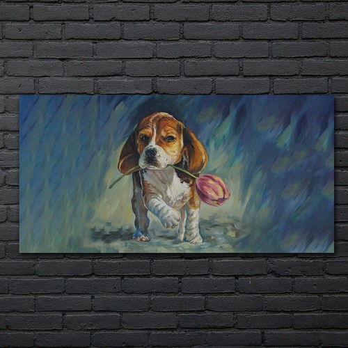 Quadro animale astratto cane