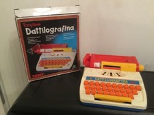 Macchina da scrivere DATTILOGRAFINA giochi preziosi Tomy giocattoli vintage