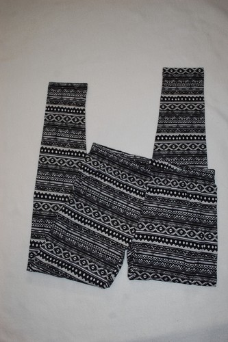 Leggings donna nero - nero, bianco