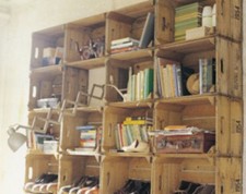 Casse vintage pera/frutta in