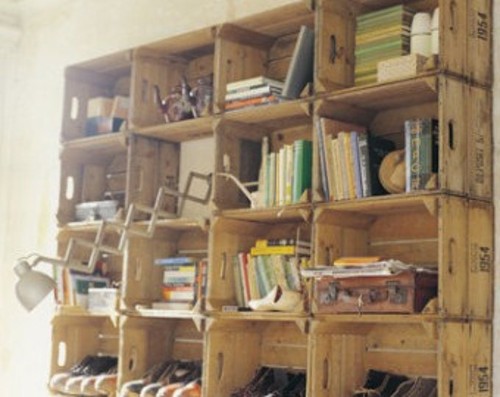 Casse vintage pera frutta - vintage, in