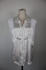 RB ROCCOBAROCCO CAMICIA SMANICATA DONNA TG 48 WOMAN SHIRT CASUAL VINTAGE LOGO