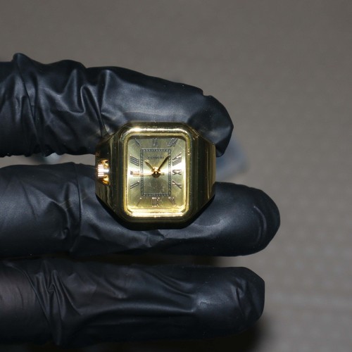 Orologio donna quadrato anello