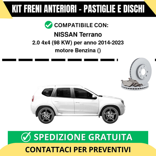 Kit freni anteriori pastiglie - anteriori, (pastiglie