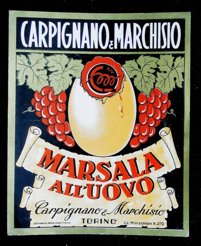 Marsala all uovo - carpignano, e