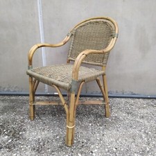 SEDIA POLTRONA IN VIMINI DA GIARDINO 