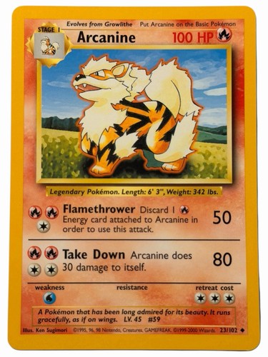 Arcanine base 23 102 - arcanine,