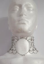 Cilicio - Cilice - Hair Shirt - Collare flagello INOX 34 - 47 Cm