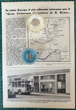 Raro articolo VESPA-Gran Criterium Vespistico di SANREMO del 1955