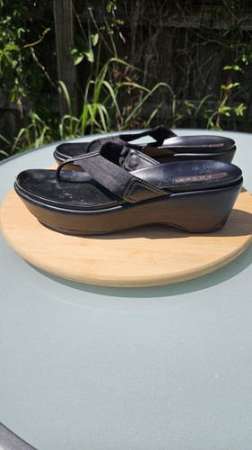 Sandali prada neri pelle - sandali,