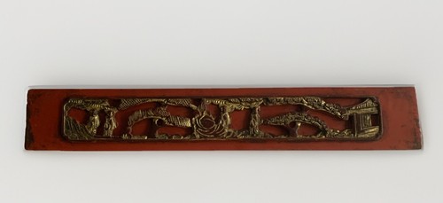 Chinoserie legno intagliato - intagliato, a