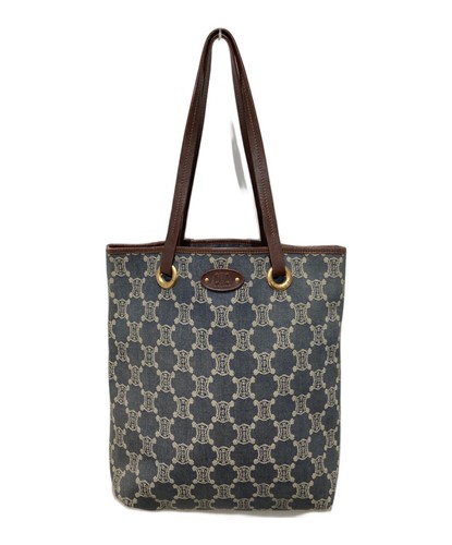 Celine macadam denim tote bag - celine,