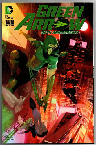 Green arrow 80th anniversary - green,