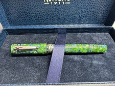 Penna stilografica Nettuno 1911 Neos Atlante (verde/blu) con pennino medio nuova