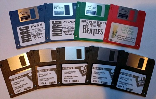 Floppy disk korg pa80 - floppy,