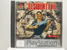 Resident Evil PlayStation 1 PS1 Sony Buone Condizioni Con Manuale Platinum