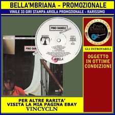 Pino Daniele - Raro Vinile BELLA'MBRIANA - PROMOZIONALE GERMANIA ETIC. BIANCA