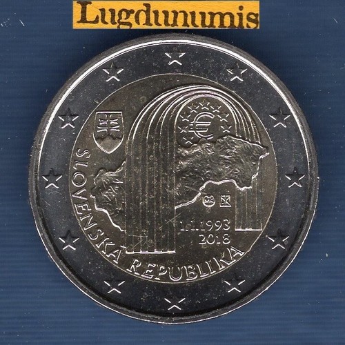 Euro commémo slovaquie 2018 - 2,