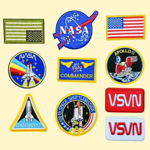 Astronauta nasa ricamato - astronauta,