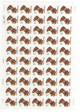 Calza natalizia 29 cent 1992