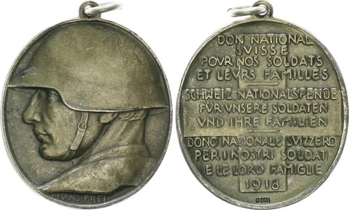 Svizzera 1918 medaglia - 1918,