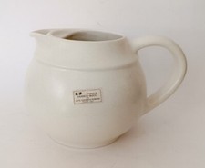 ♥ BROCCA IN CERAMICA BIANCA VINTAGE DESIGN FRANCO BUCCI ARTE CERAMICA ROMANA