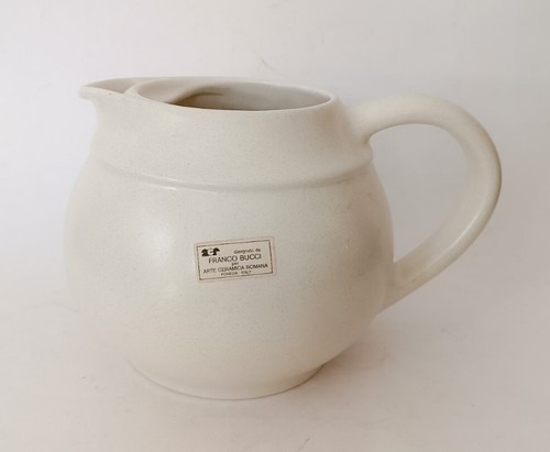 Brocca ceramica bianca - ♥,