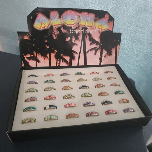 Vntg lot aloha band - of, rings