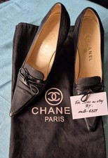 Decolte Chanel 38.5 nere pelle