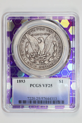 1893 morgan dollar - dollar, pcgs