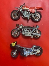 Lotto di 3 Modellini Moto BATMAN CORGI 1978 + CROSS BULTACO +++ Piccole 7 cm