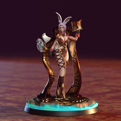 Hasenvolk druidin miniatura - druidin,