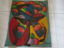 Dipinto olio su tela senza