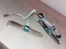 lotto 3 PEZZI espansione PORTA SERIALE 9-PIN MASCHIO esterna PC DESKTOP mai usat